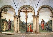 PERUGINO, Pietro The Pazzi Crucifixion sg oil on canvas
